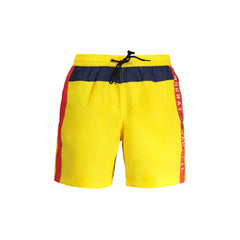 Norway 1963 Costume da Mare Uomo Giallo Stampa Logo