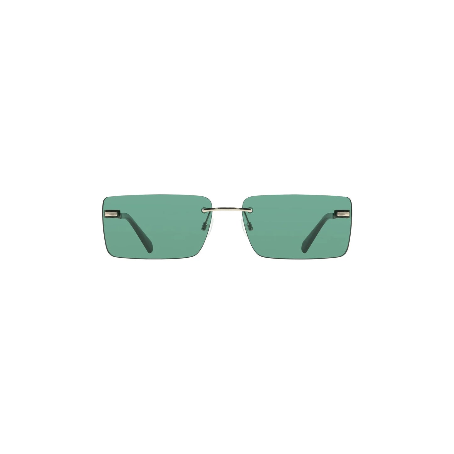 Calvin Klein Occhiali da Sole Donna Verde Lente Rettangolare Logo - foto prodotto