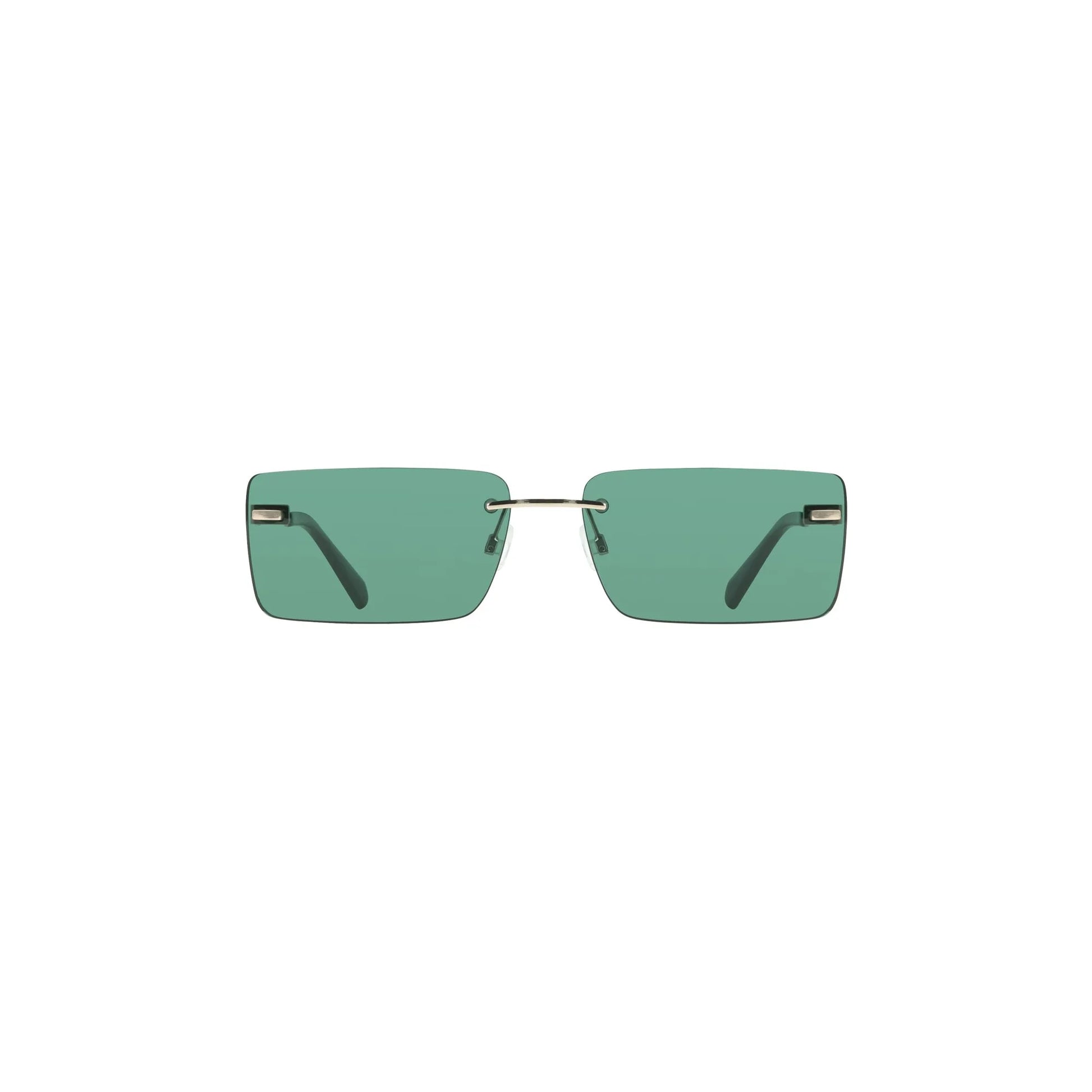 Calvin Klein Occhiali da Sole Donna Verde Lente Rettangolare Logo - foto prodotto