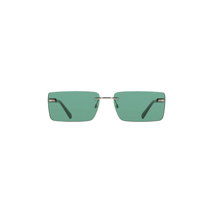 Calvin Klein Occhiali da Sole Donna Verde Lente Rettangolare Logo - foto prodotto