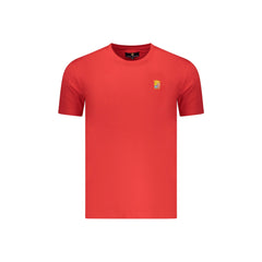 Marina Militare T-Shirt Kratki Rokavi Moški Rdeča Vezenje