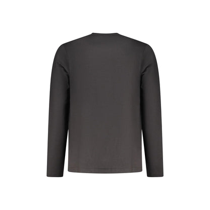 Coveri Moving T-Shirt Maniche Lunghe Uomo Nera Ricamo nero - vista 2