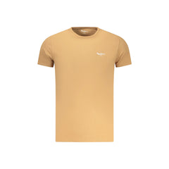 Pepe Jeans T-Shirt Μανίκια Κοντά Ανδρική Καφέ Εκτύπωση Λογότυπο