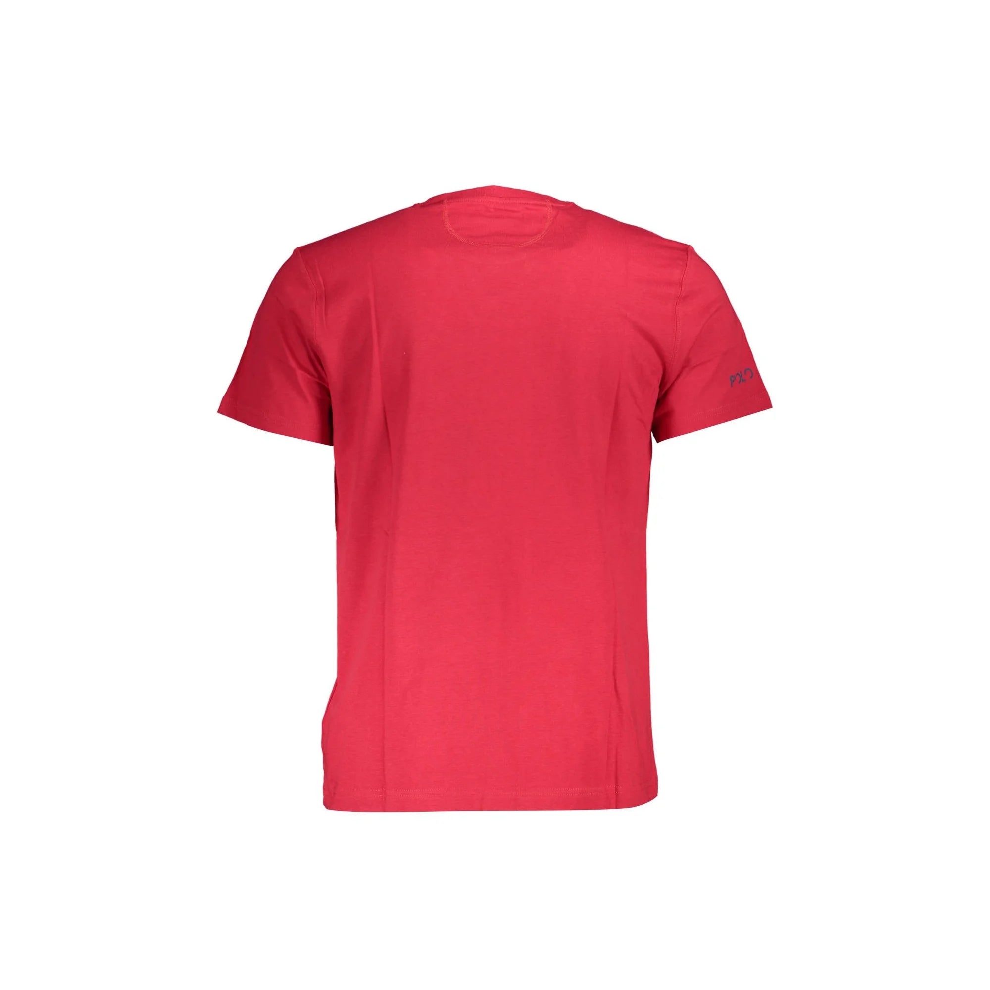 La Martina T-Shirt Maniche Corte Uomo Rossa Stampa Logo rosso - vista 2