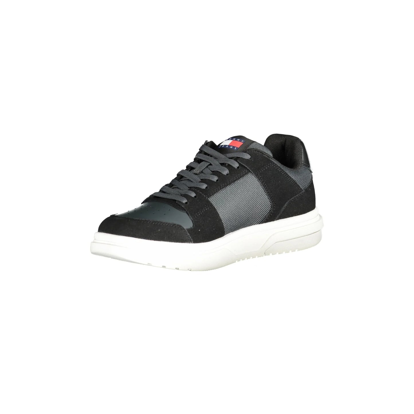 TOMMY HILFIGER Sneakers Uomo Nere con Dettagli Fumo e Logo nero - vista 3