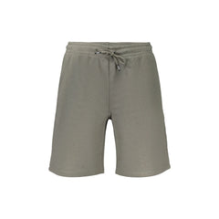 K-Way Short Uomo Verde Stampa Logo