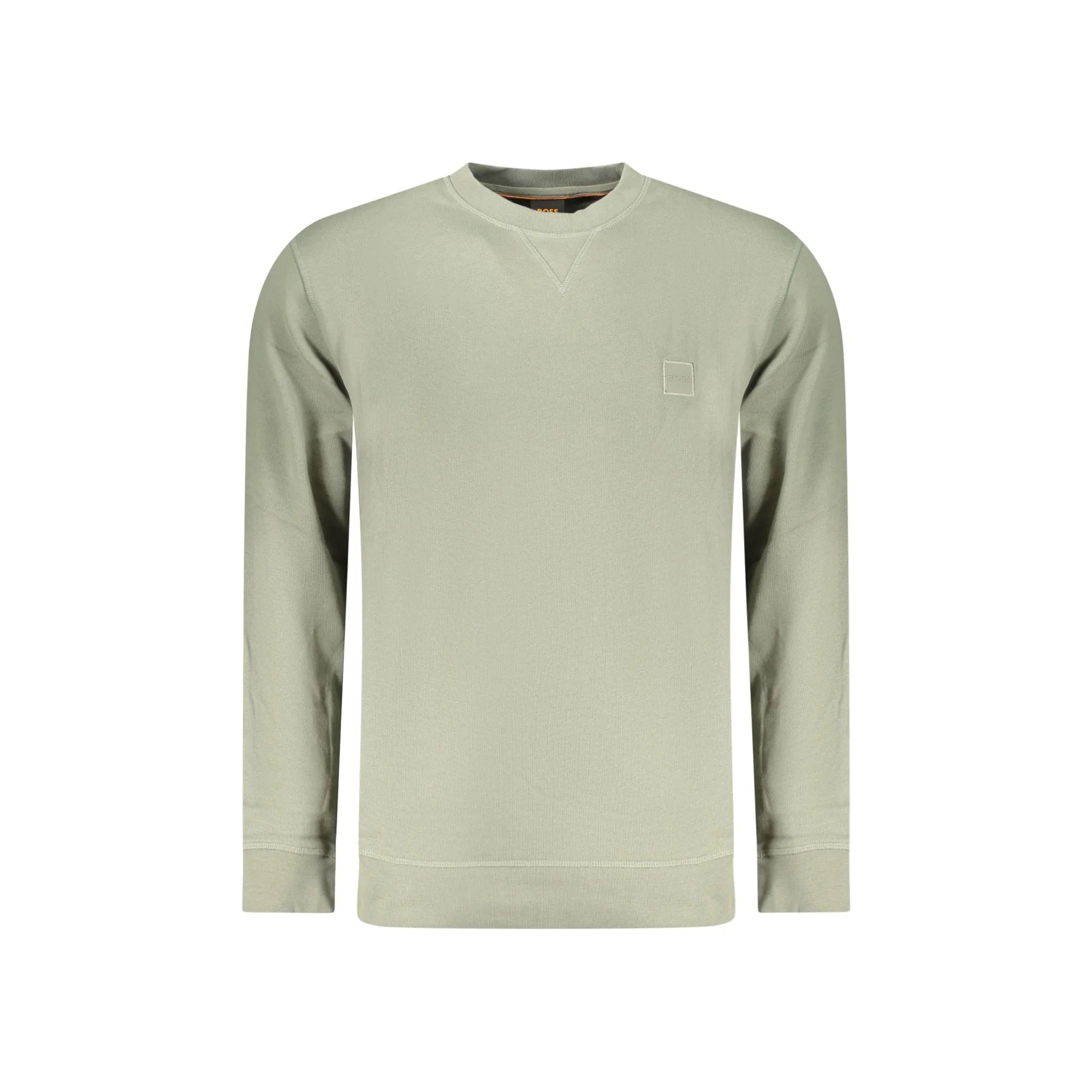 BOSS FELPA SENZA ZIP UOMO VERDE