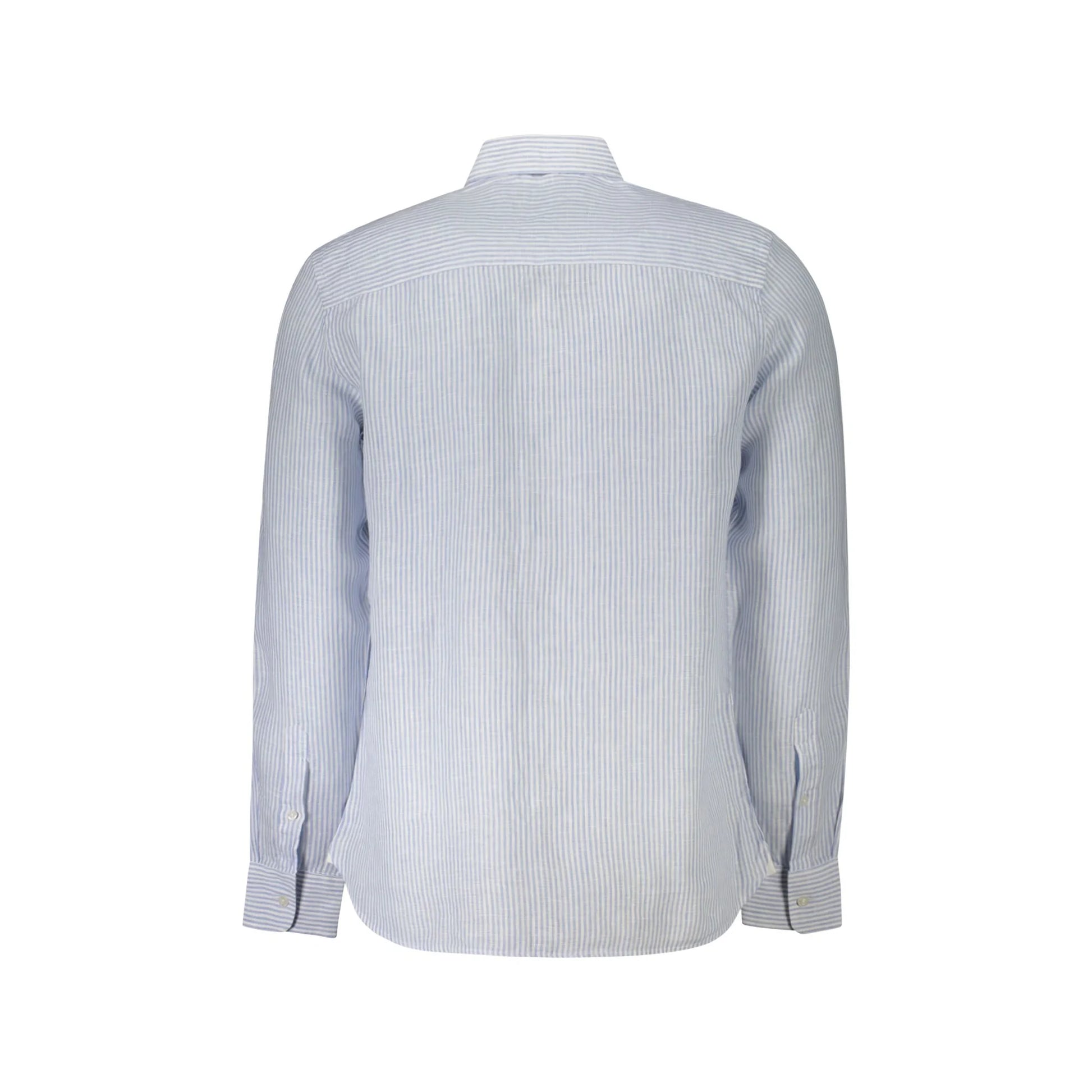 North Sails Camicia Maniche Lunghe Uomo Azzurra Ricamo Camicie azzurro - vista 2