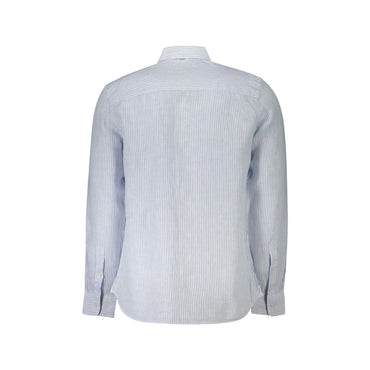 North Sails Camicia Maniche Lunghe Uomo Azzurra Ricamo Camicie azzurro - vista 2