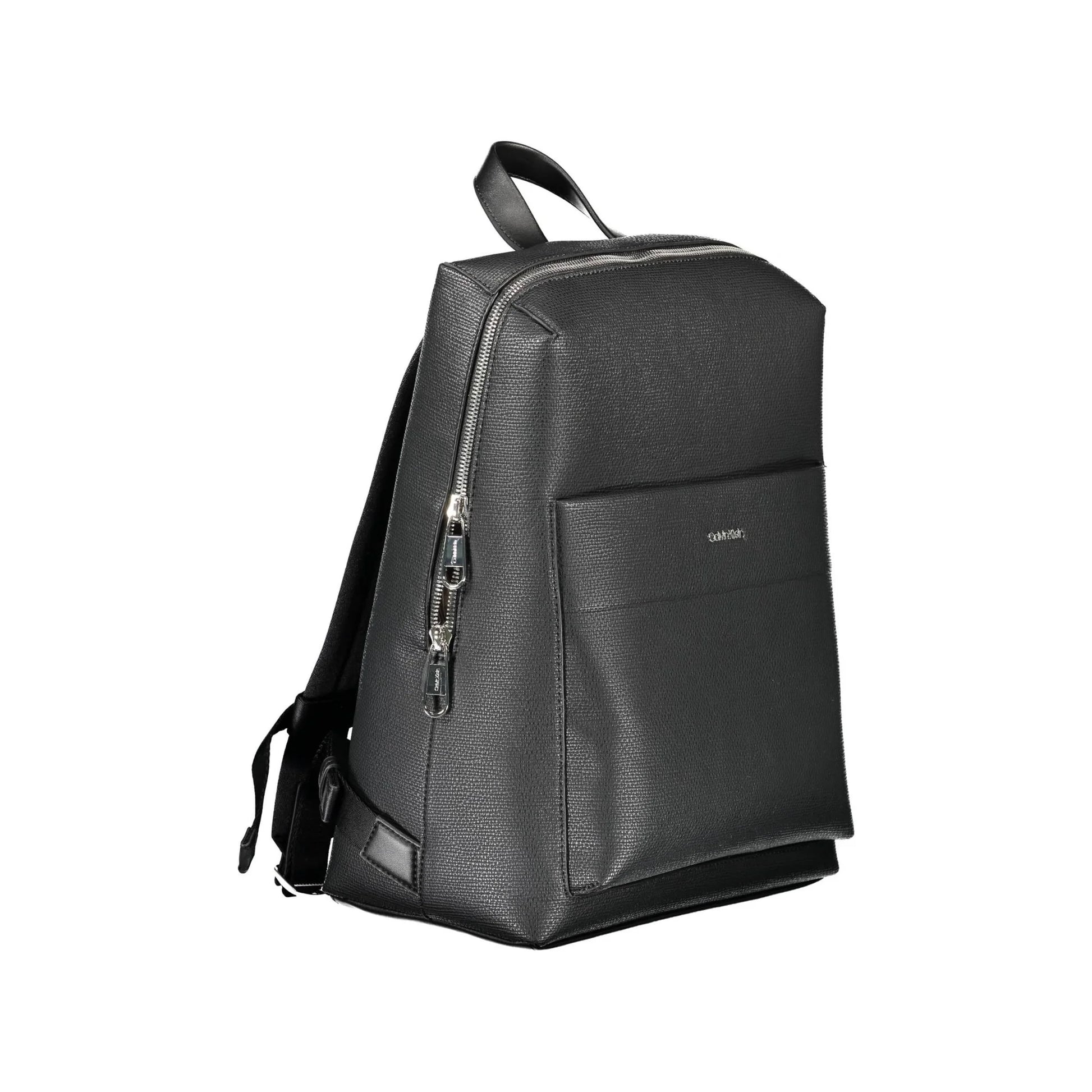 Calvin Klein Zaino Uomo Nero Dettagli a Contrasto Logo Zaini - vista 3