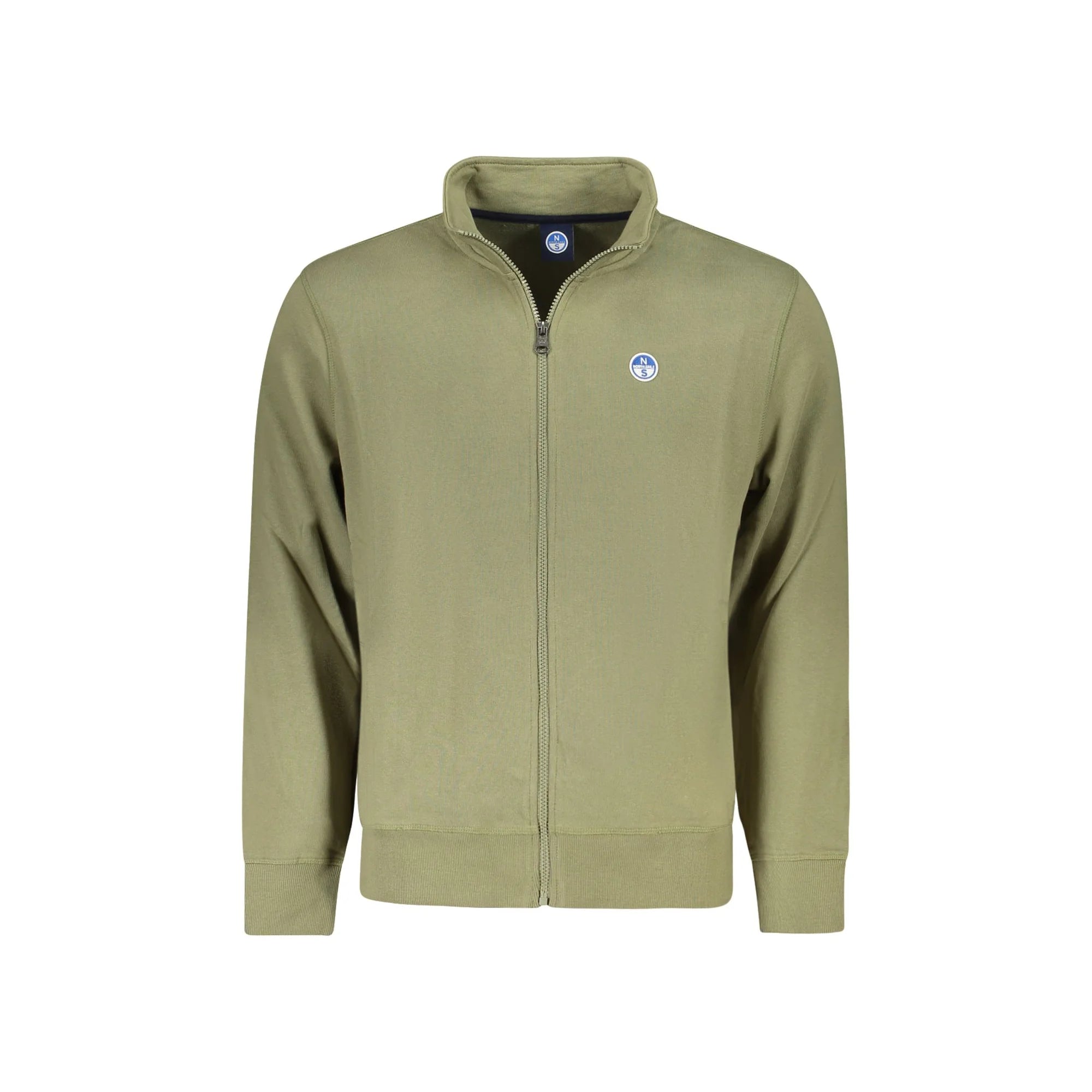 NORTH SAILS FELPA CON ZIP UOMO VERDE