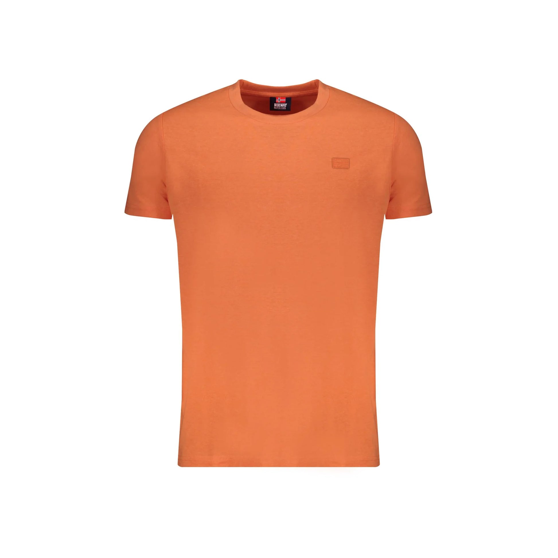 Norway 1963 T-Shirt Maniche Corte Uomo Arancione Ricamo - foto prodotto