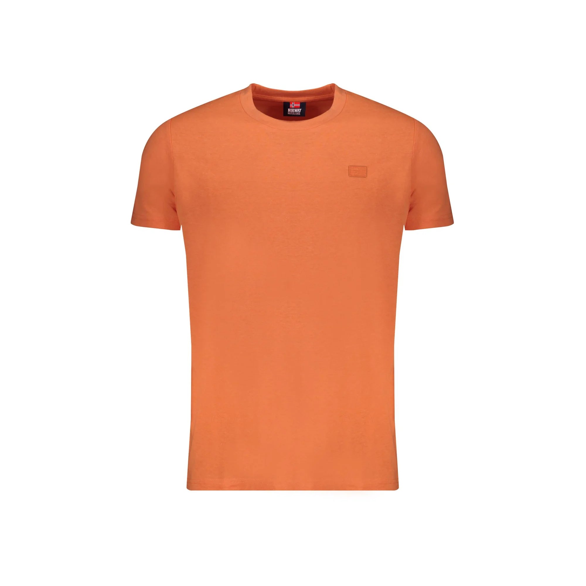 Norway 1963 T-Shirt Maniche Corte Uomo Arancione Ricamo - foto prodotto