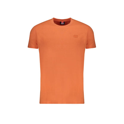 Norway 1963 T-Shirt Maniche Corte Uomo Arancione Ricamo - foto prodotto