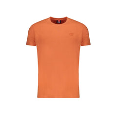 Norway 1963 T-Shirt Maniche Corte Uomo Arancione Ricamo