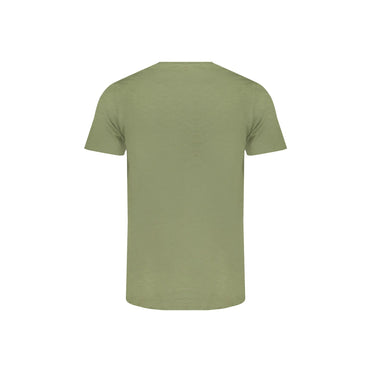Norway 1963 T-Shirt Maniche Corte Uomo Verde Logo - vista 2