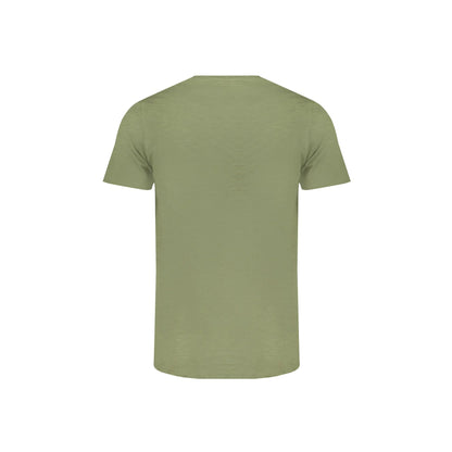 Norway 1963 T-Shirt Maniche Corte Uomo Verde Logo - vista 2