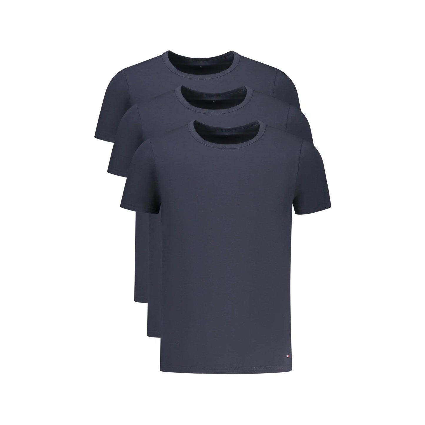 Tommy Hilfiger T-Shirt Uomo Blu Tri-Pack Maniche Corte Ricamo Logo - foto prodotto