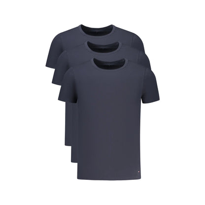 Tommy Hilfiger T-Shirt Uomo Blu Tri-Pack Maniche Corte Ricamo Logo - foto prodotto