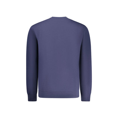 Fila Felpa Uomo Blu Girocollo Garzata Ricamo Logo Felpe - vista 2