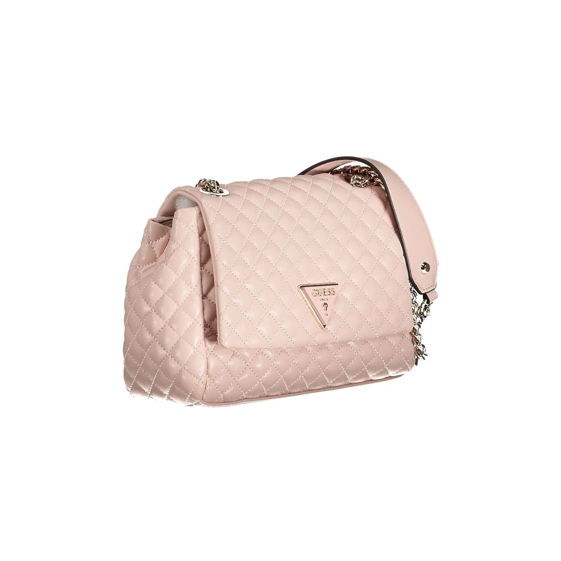 GUESS JEANS Borsa Donna RIANEE QUILT Rosa con Tracolla in Catena Borse - vista 3