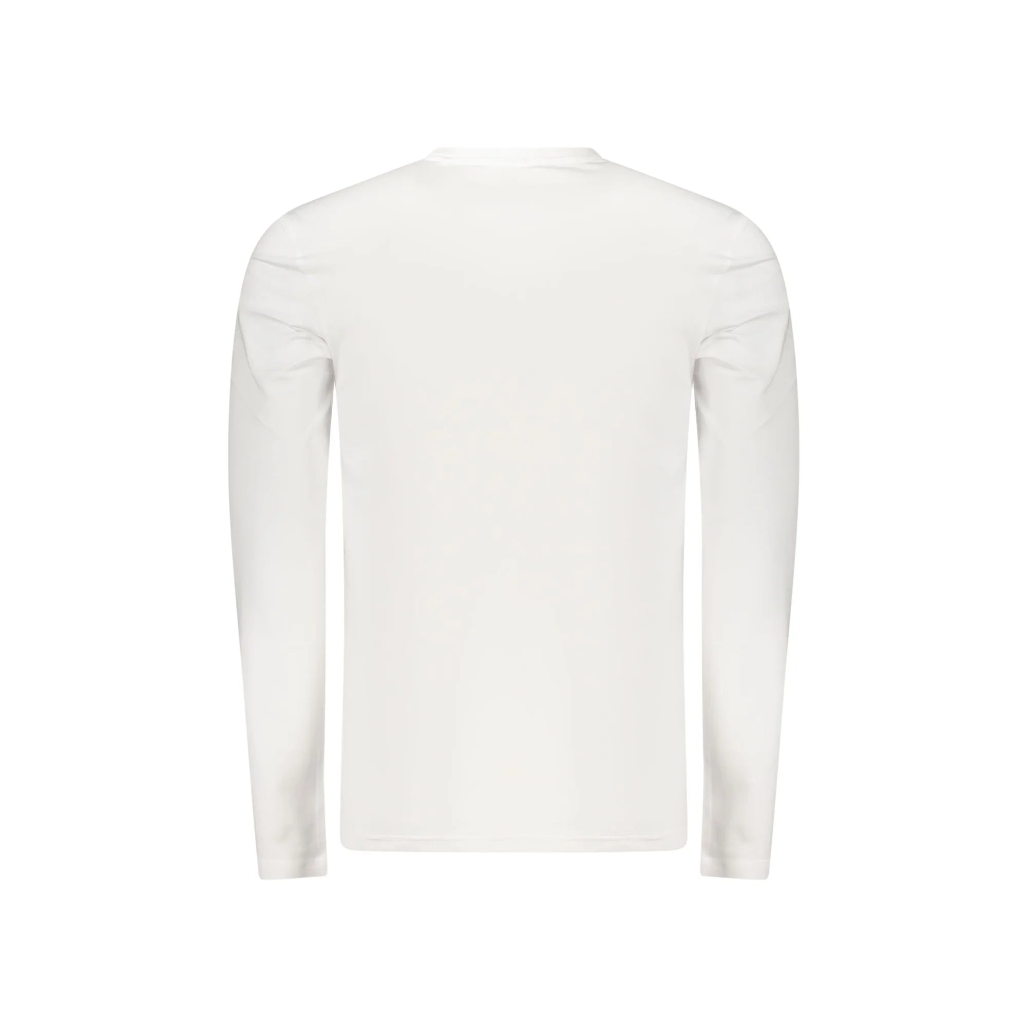 GUESS JEANS T-SHIRT MANICHE LUNGHE UOMO BIANCO