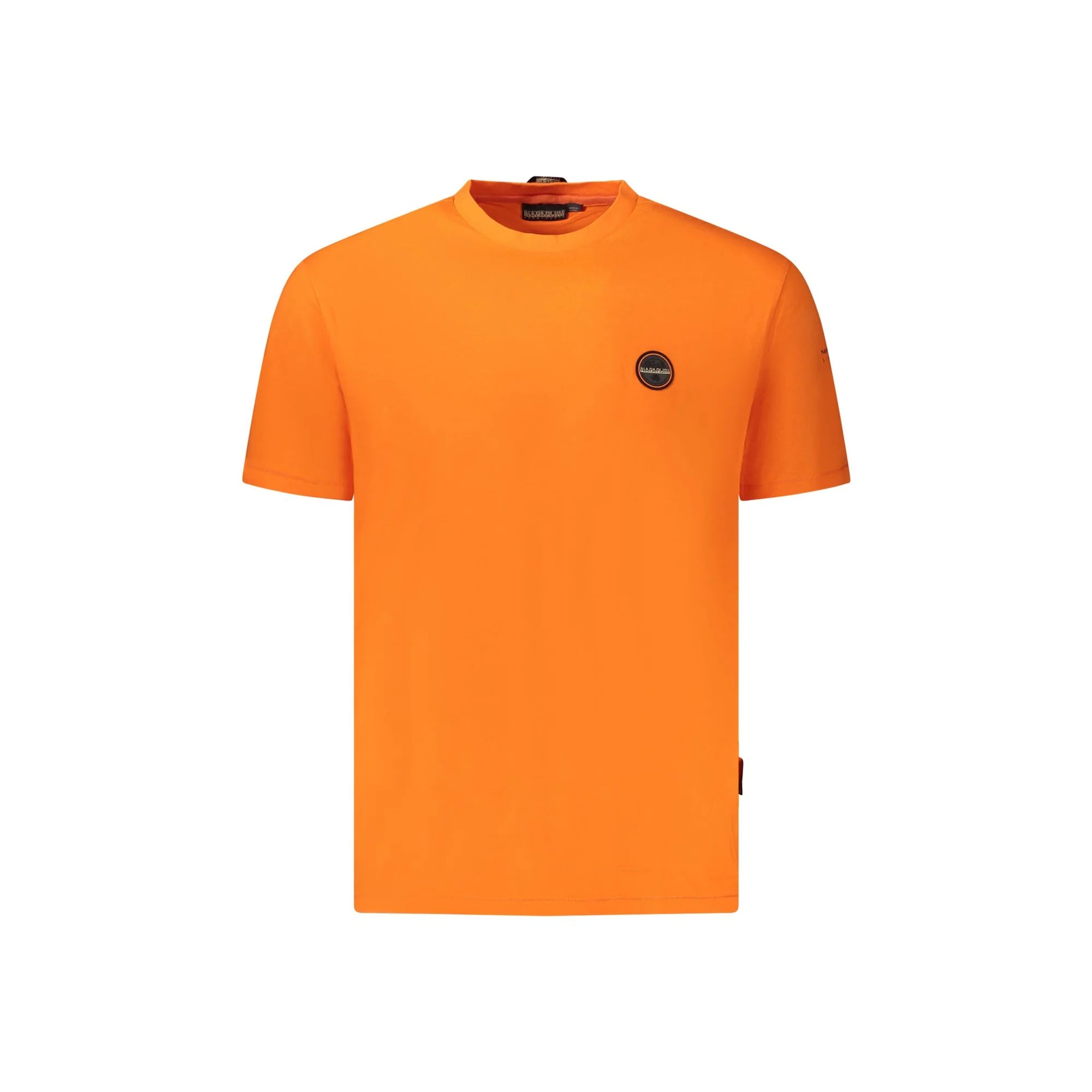 Napapijri T-Shirt Maniche Corte Uomo Arancione Stampa Logo - foto prodotto