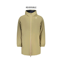 K-Way Giubbotto Maniche Lunghe Uomo Verde Reversibile