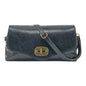 Borsa Donna a Tracolla, In Vera Pelle, Made in Italy, Modello Frida, Laminato Parubi Borse Nero - vista 8