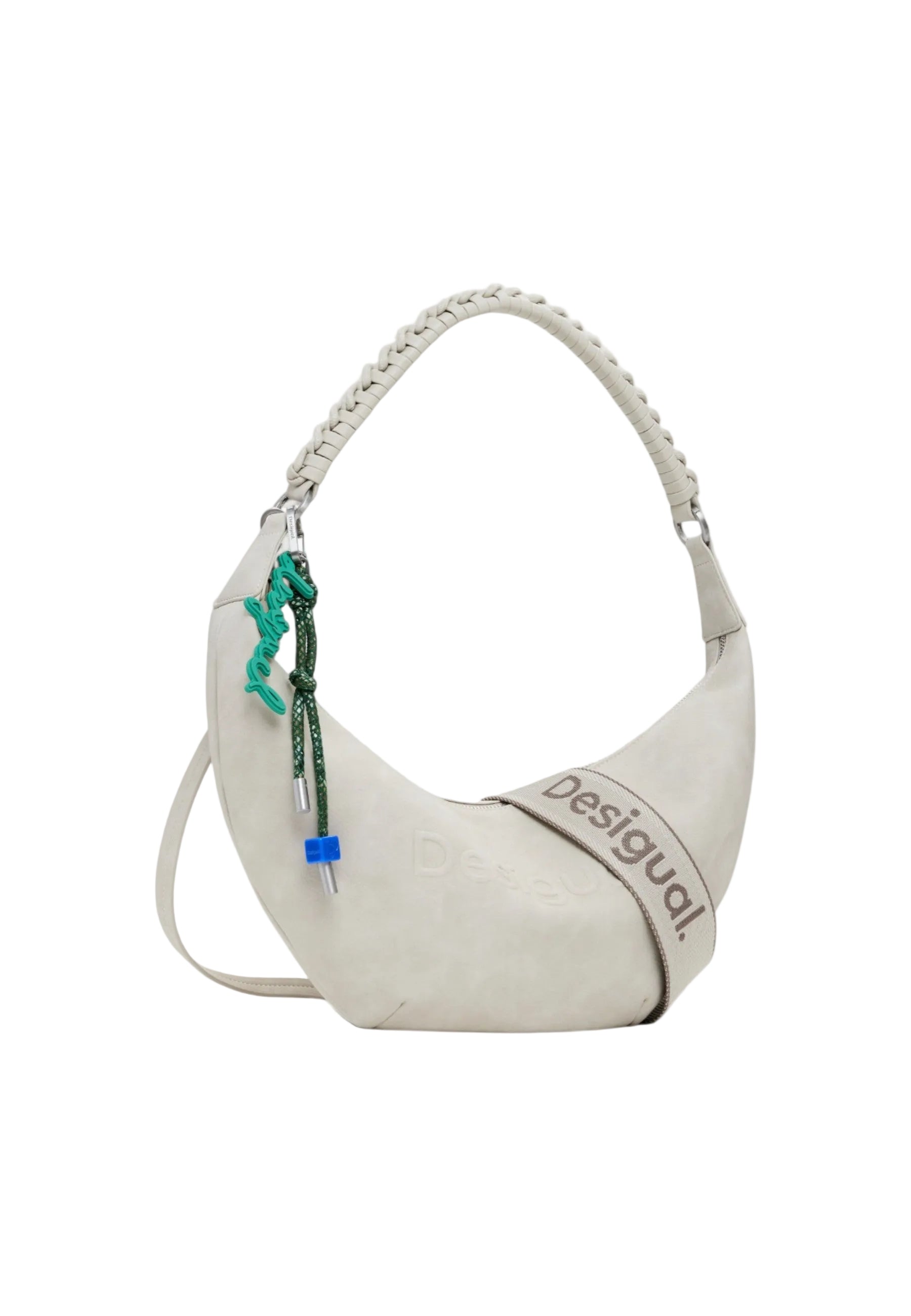 DESIGUAL Borsa Donna Beige a Spalla Half Logo Zante Borse - foto prodotto