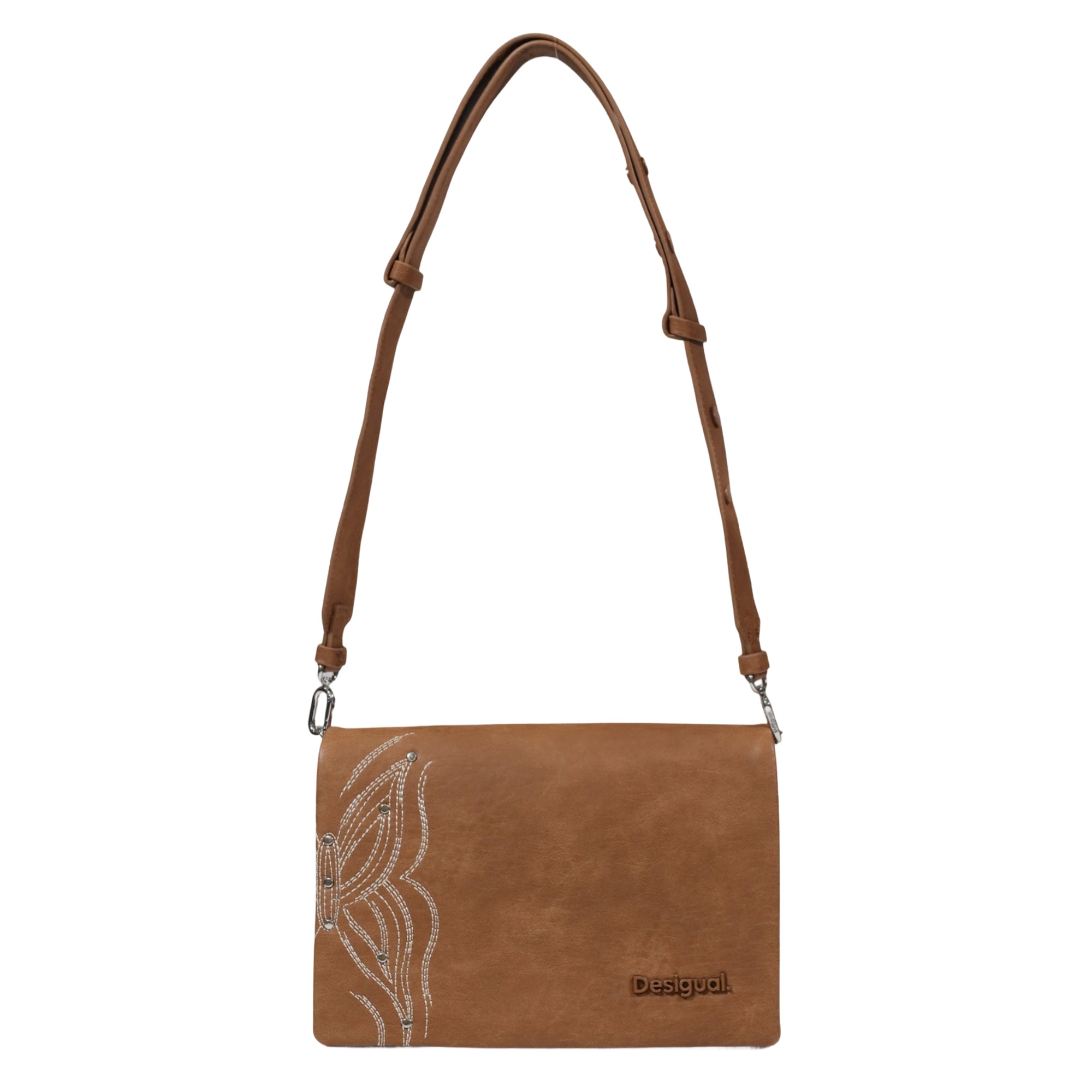 Borsa Donna a Tracolla Desigual Goodall Dortmund Flap Marrone