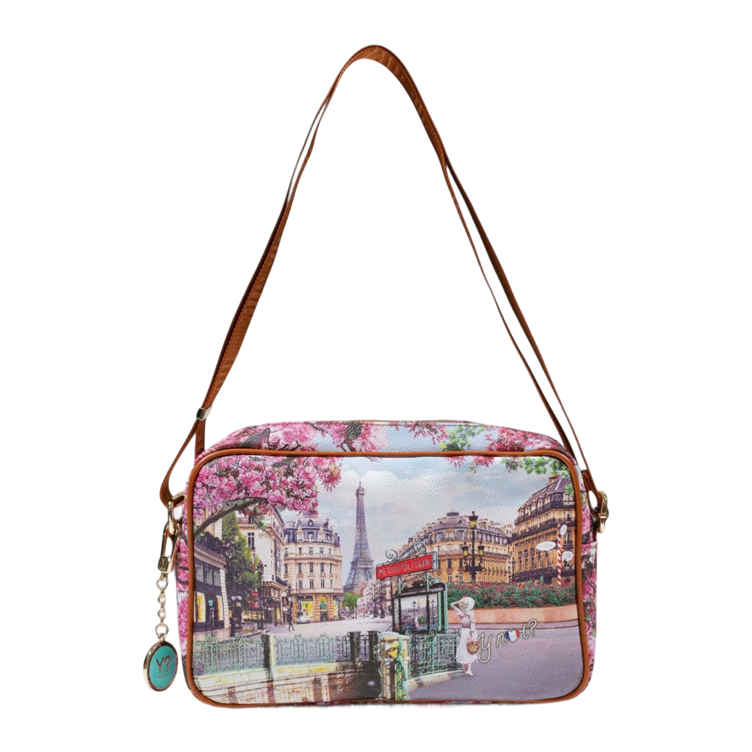 Borsa Donna a Tracolla Shopping Media Ynot? YES440S5 Stampa Città