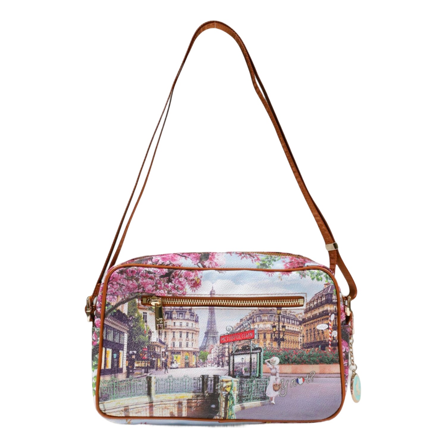 Borsa Donna a Tracolla Shopping Media Ynot? YES440S5 Stampa Città