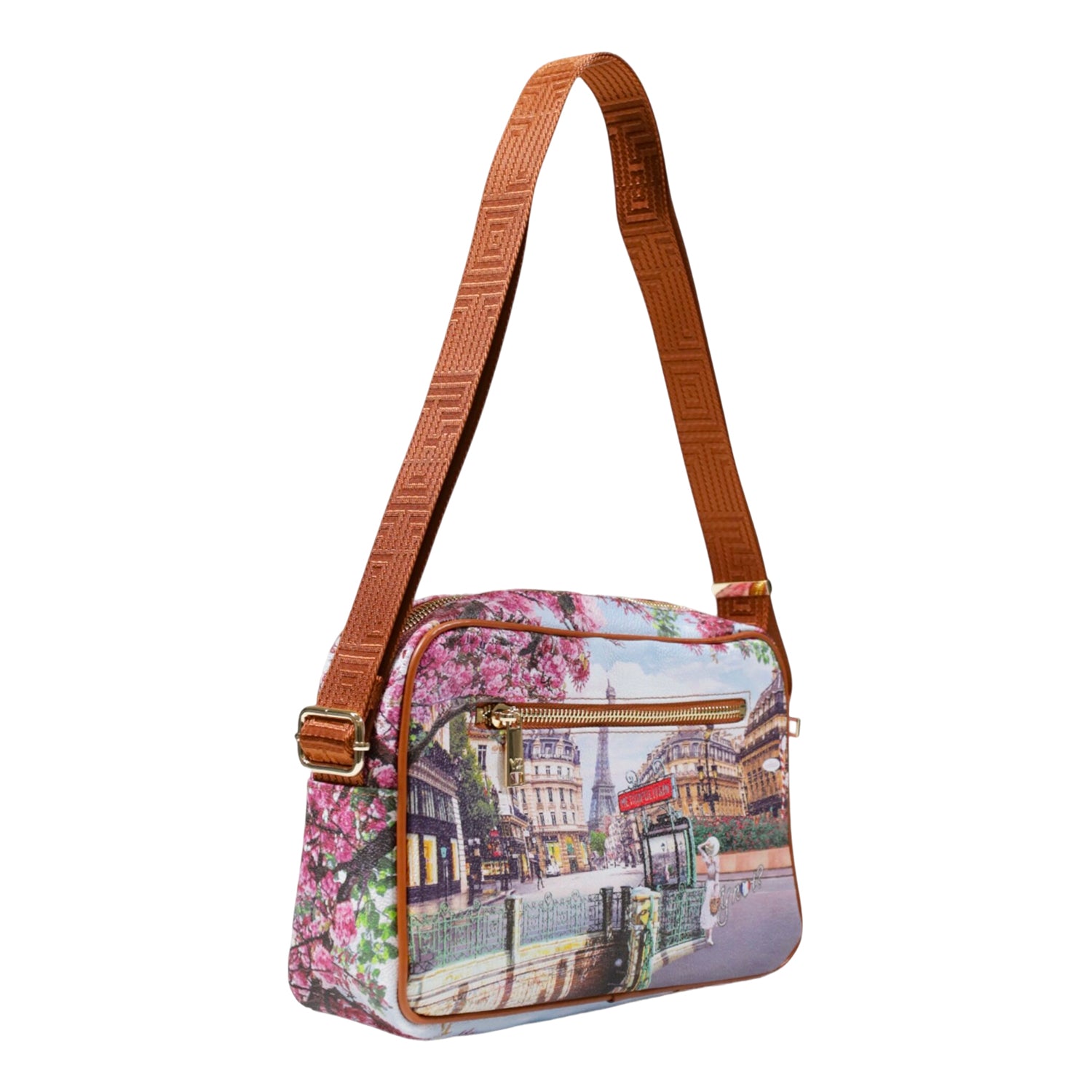 Borsa Donna a Tracolla Shopping Media Ynot? YES440S5 Stampa Città
