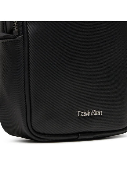 CALVIN KLEIN Borsello Uomo Nero con Tracolla e Portamonete Removibile - vista 4