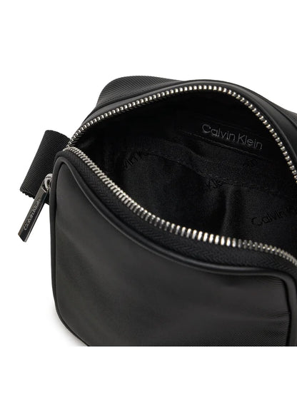 CALVIN KLEIN Borsello Uomo Nero con Tracolla e Portamonete Removibile - vista 5