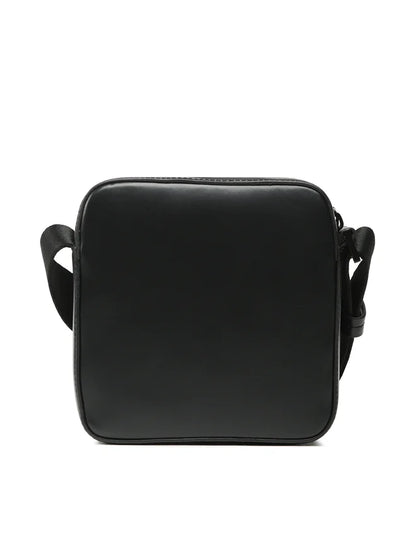 CALVIN KLEIN Borsello Uomo Nero con Tracolla Regolabile e Logo - vista 5