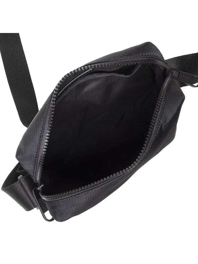 CALVIN KLEIN Borsello Uomo Nero con Tracolla Regolabile e Logo - vista 6