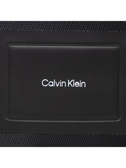 CALVIN KLEIN Borsello Uomo Nero con Tracolla Regolabile e Logo - vista 5