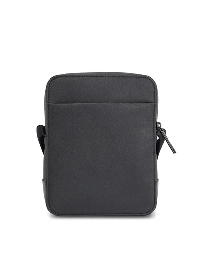 CALVIN KLEIN Borsello Uomo Nero con Tracolla Regolabile e Logo - vista 4