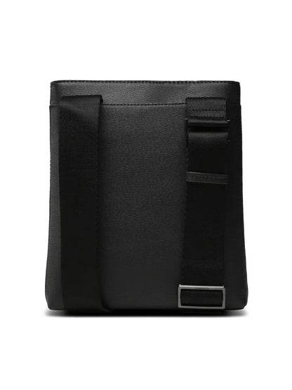CALVIN KLEIN Borsello Uomo Nero con Tracolla Regolabile e Logo - vista 5