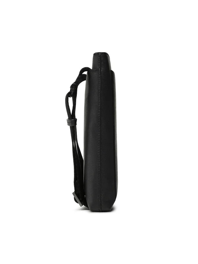 CALVIN KLEIN Borsello Uomo Nero con Tracolla Regolabile e Logo - vista 4