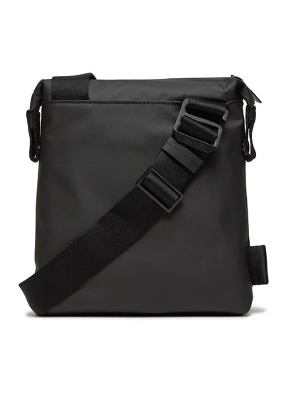 CALVIN KLEIN Borsello Uomo Nero con Tracolla Regolabile e Logo - vista 5