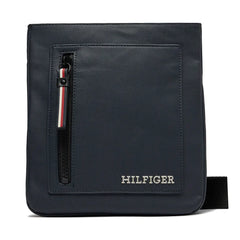 TOMMY HILFIGER Borsello Uomo Blu con Tracolla Regolabile e Logo