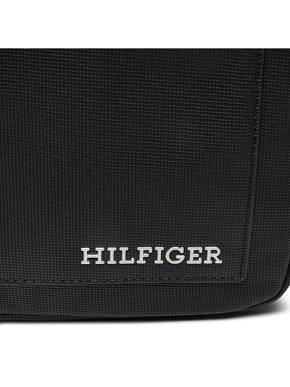 TOMMY HILFIGER Borsello Uomo Blu con Tracolla Regolabile e Logo - vista 2