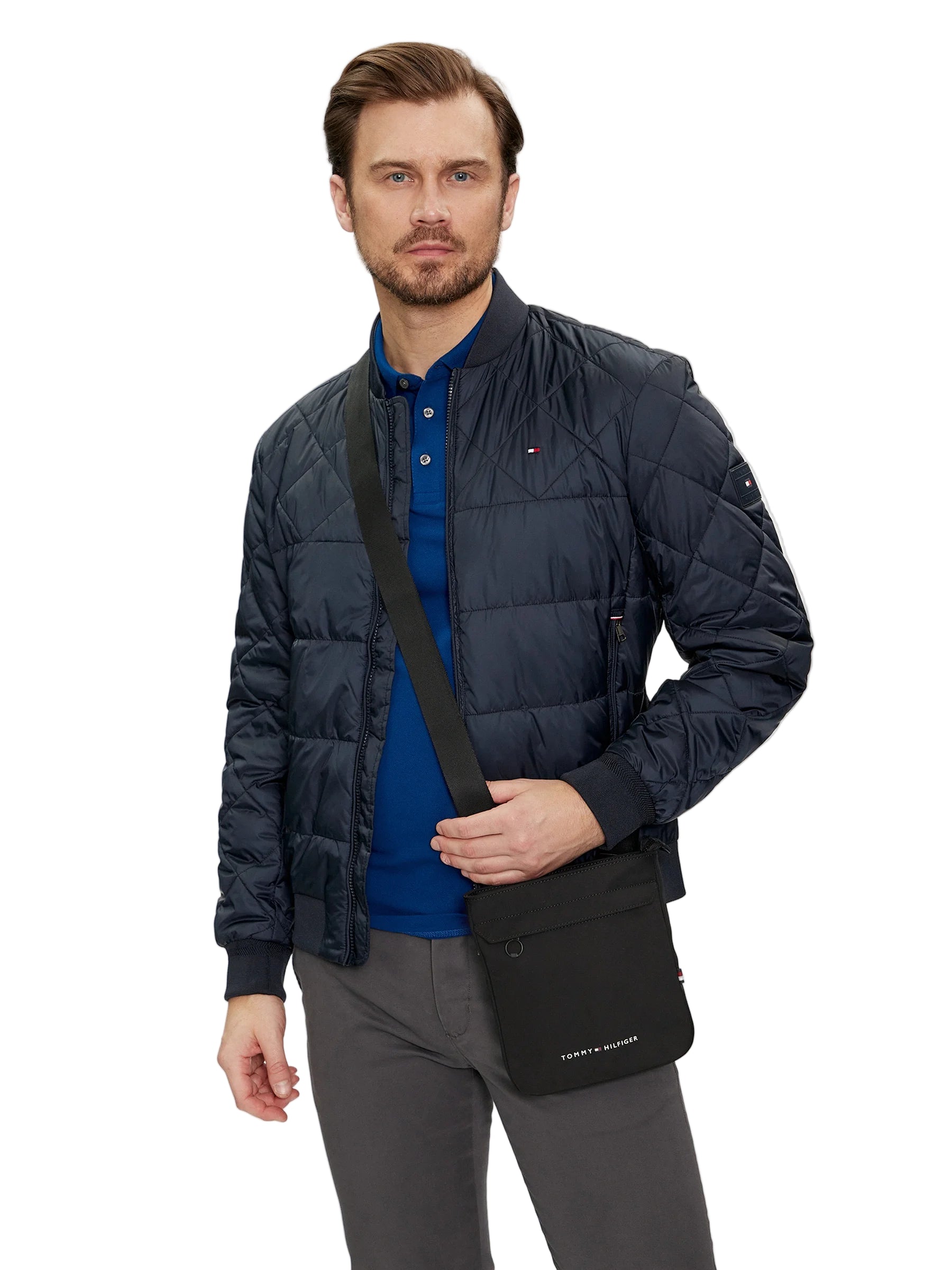 TOMMY HILFIGER TRACOLLA UOMO NERO