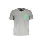 PLEIN SPORT T-Shirt Maniche Corte Uomo Grigia Stampa Grigio - foto prodotto