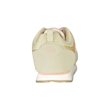U.S. POLO ASSN. Scarpe Sportive Donna Beige con Lacci a Contrasto Sneakers - vista 2