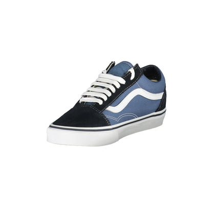 Vans Sneakers Uomo Blu Dettagli a Contrasto Logo - vista 3