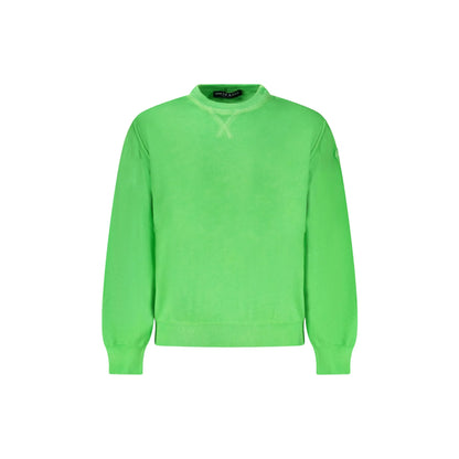 North Sails Maglia Bambino Verde Girocollo Maniche Lunghe Logo Maglie - foto prodotto